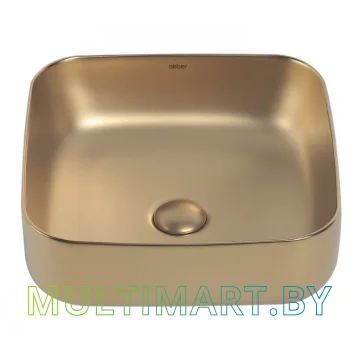 Умывальник Abber Rechteck AC2211MMG (матовое золото) картинка 4